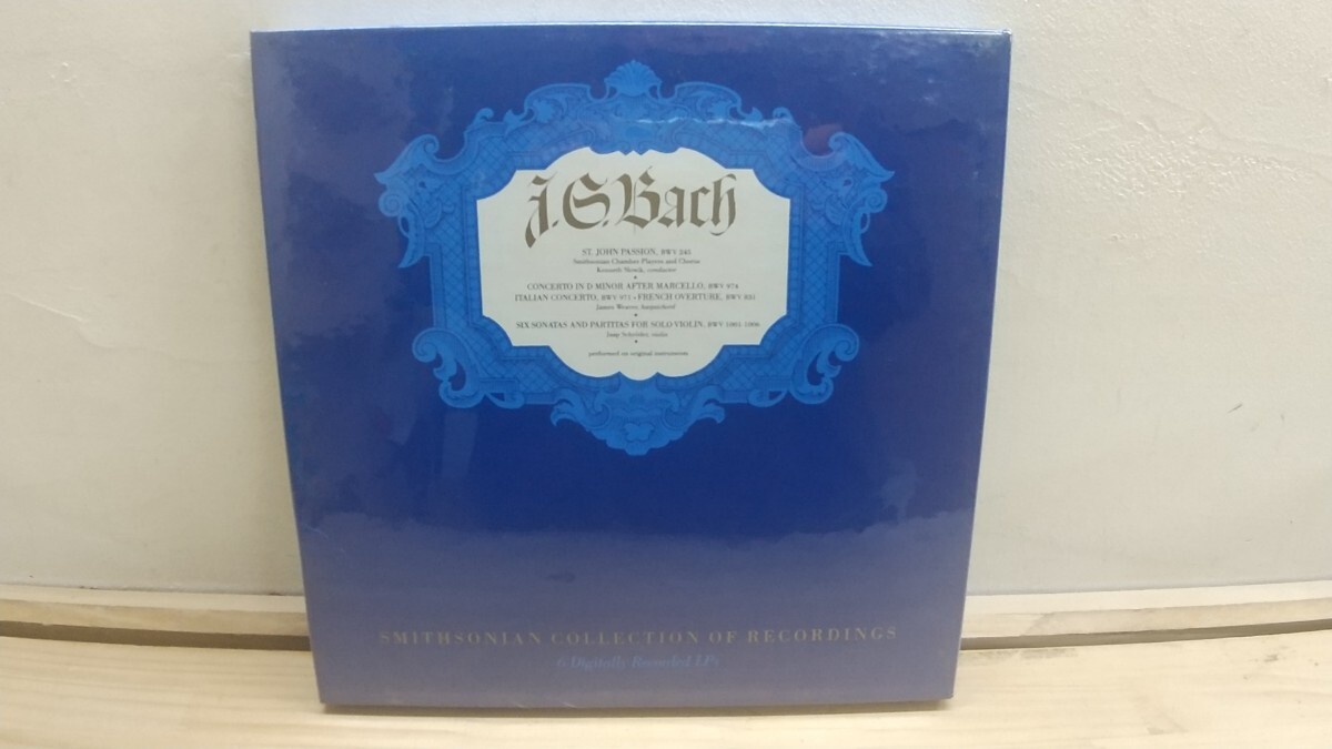 B38◆『クラシック未開封シュリンク 6LP-BOX US盤スミソニアンコレクション/シュレーダー バッハ無伴奏ヴァイオリンのためのソナタ』251025拍卖