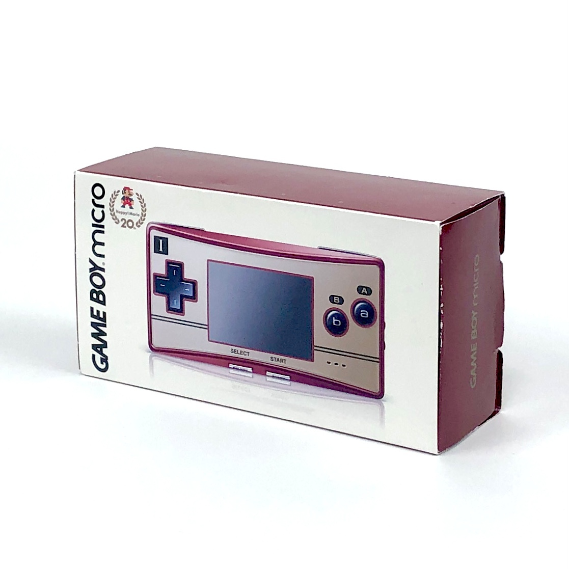 【送料無料】 ゲームボーイミクロ ファミコンバージョン 箱説付き 動作確認済み 任天堂 Nintendo GameBoy Micro 20th Anniversary Edition拍卖