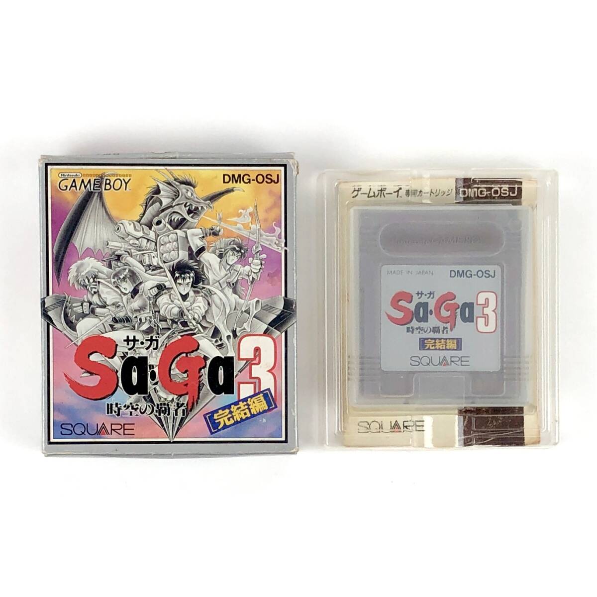 【送料無料】 ゲームボーイ Sa・Ga3 時空の覇者 箱説付き 痛みあり スクウェア サガ3 GameBoy Final Fantasy Legend Ⅲ CIB Tested Square拍卖