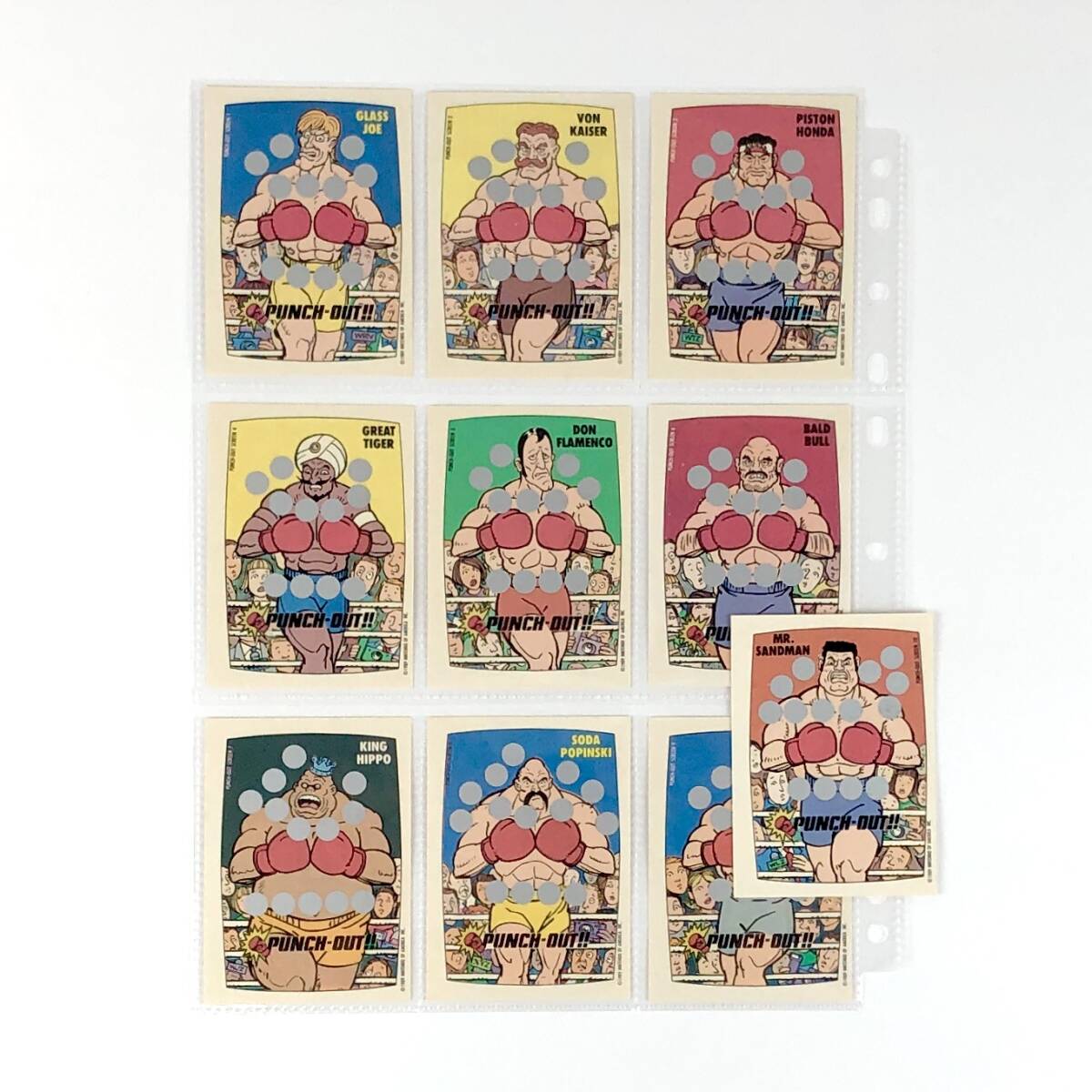 【送料無料】 1989年 トップス 任天堂 ゲームパック パンチアウト 全10枚セット 1989 Topps Nintendo Game Packs Punch-Out!!拍卖