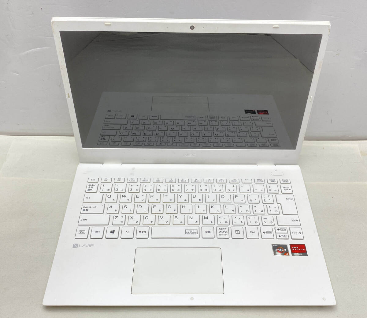 NEC PC-N1435BAW N1435/B Ryzen 3 メモリ 8GB ストレージ等無 詳細不明◆部品取り ジャンク 拍卖