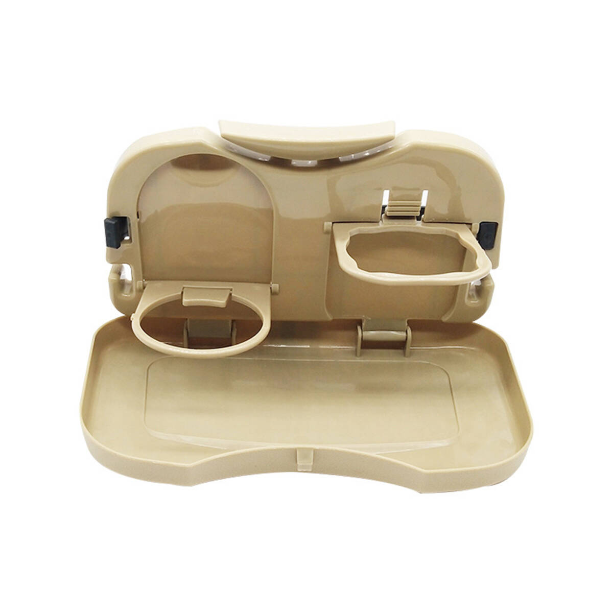 車用後部座席折り畳みドリンクホルダー 多機能 収納 車内物置きトレー 車載食事トレー 超薄 軽量 長距離旅行 渋滞 カー用品 ;J4420;拍卖