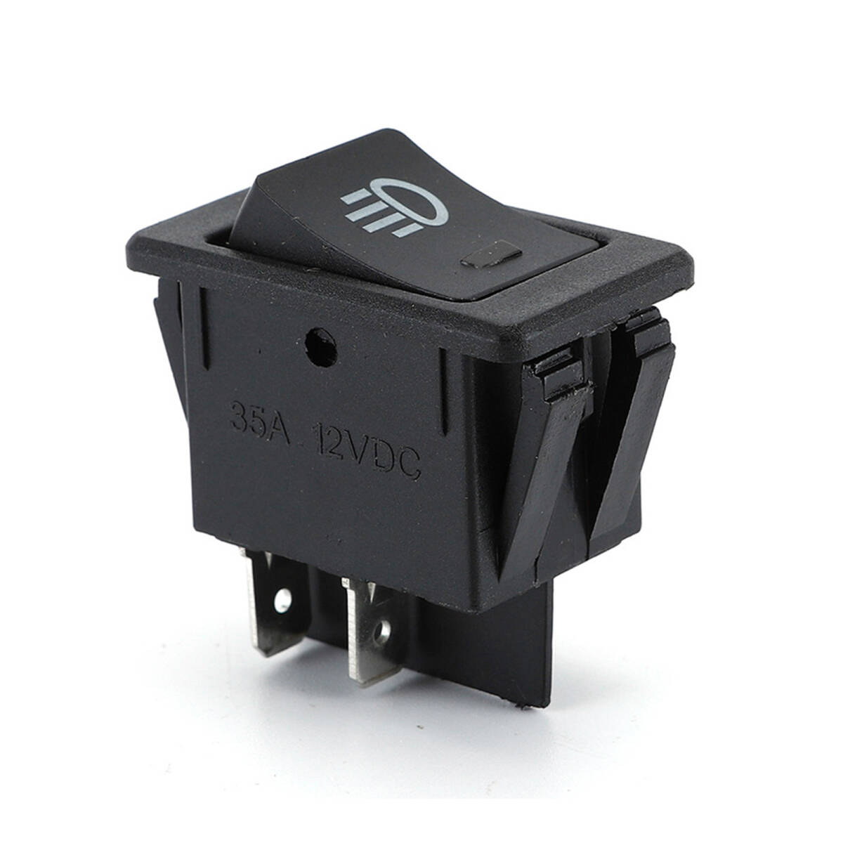 車用スイッチボタン DIYスイッチ フォグライト ロッカースイッチ 12VDC/35A LEDインジケータライト付き 取り付け簡単 4ピン;J4179;拍卖