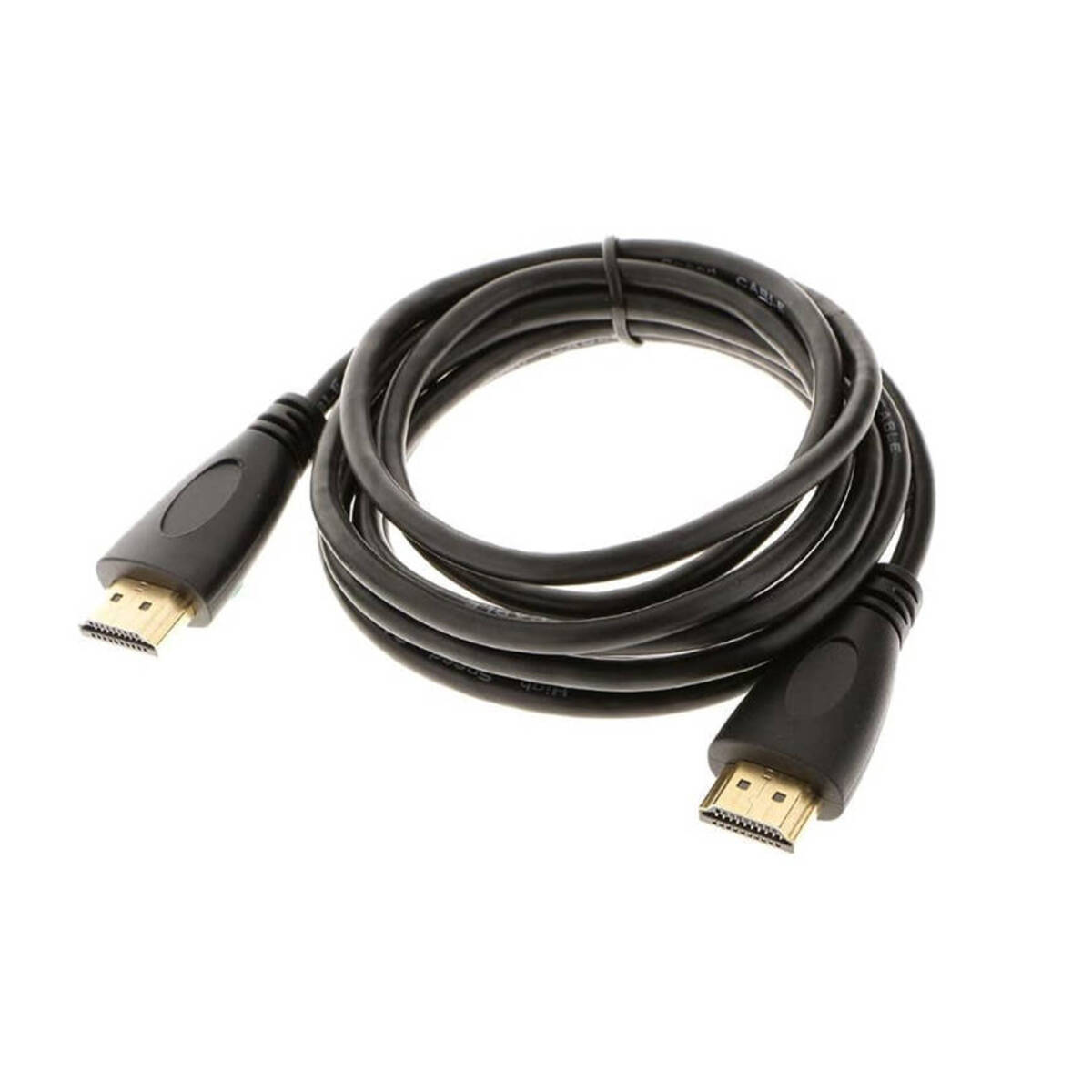 HDTV接続ケーブル パソコン セットトップボックス テレビ 互換性 安定 高画質変換 HDMIケーブル 1.8m(ブラック) ;J4491;拍卖
