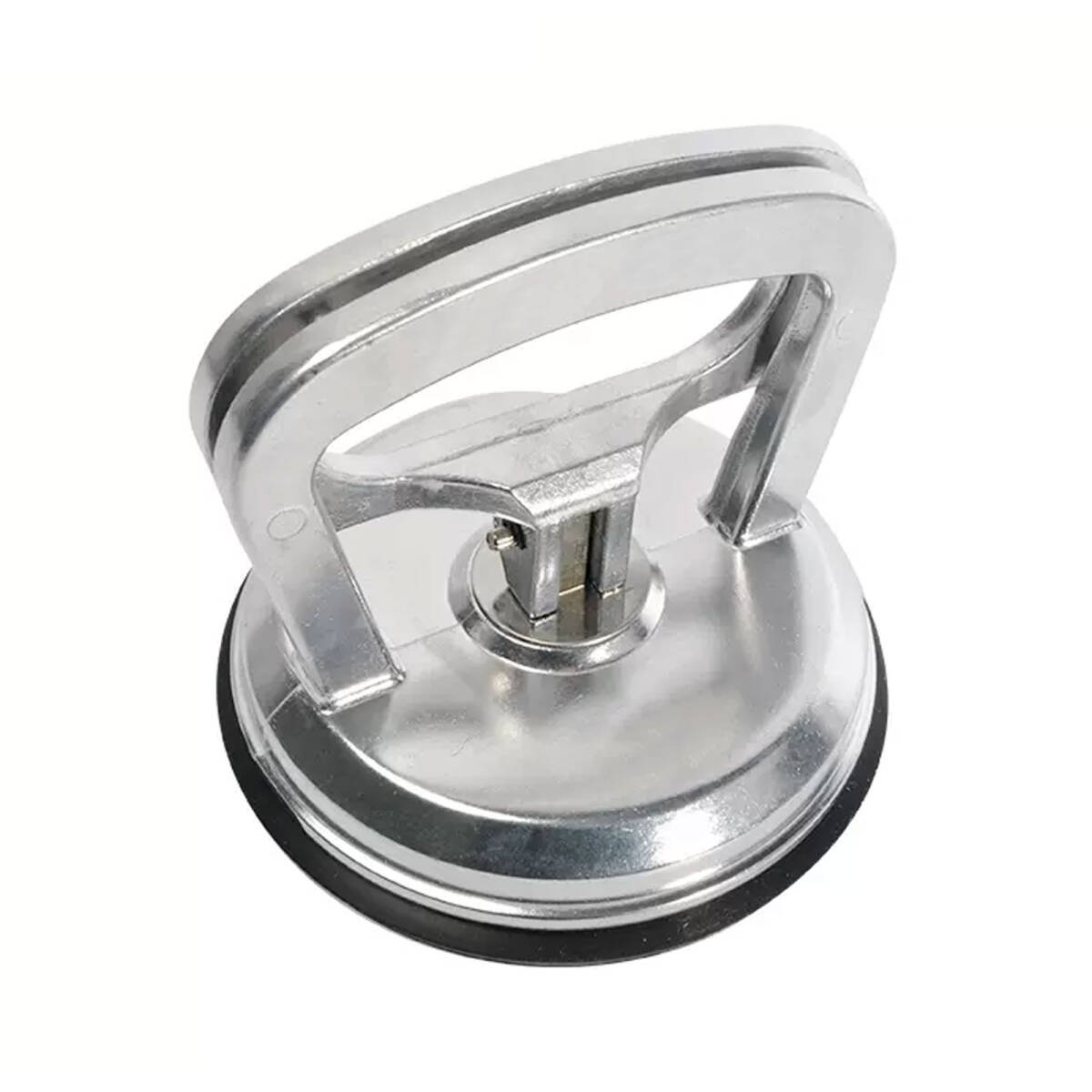 アルミ合金シングルミラー仕上げ吸着盤 凸凹面吸盤 フロアリフタータイルガラス搬送ツール 自動車板金へこみ修理ツール(シルバー);J785;拍卖