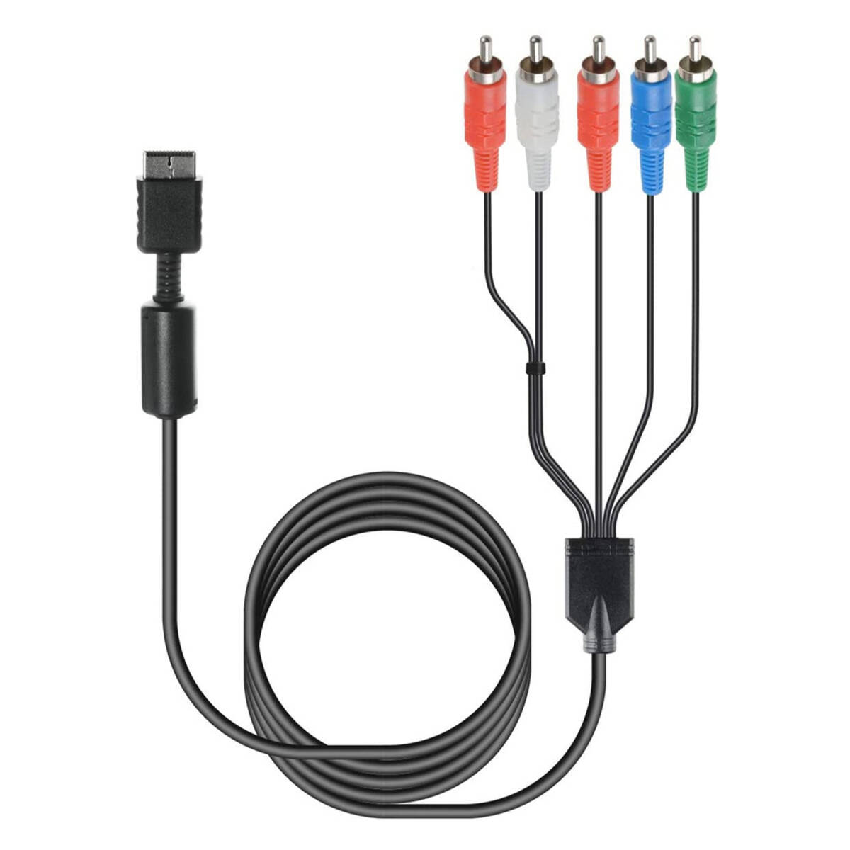 PS2 PS3ケーブル アダプター 1ドラッグ5コンポーネントRCA コンポジットオーディオ/ビデオHDTVケーブル ゲーム機用ケーブル ;J287;拍卖