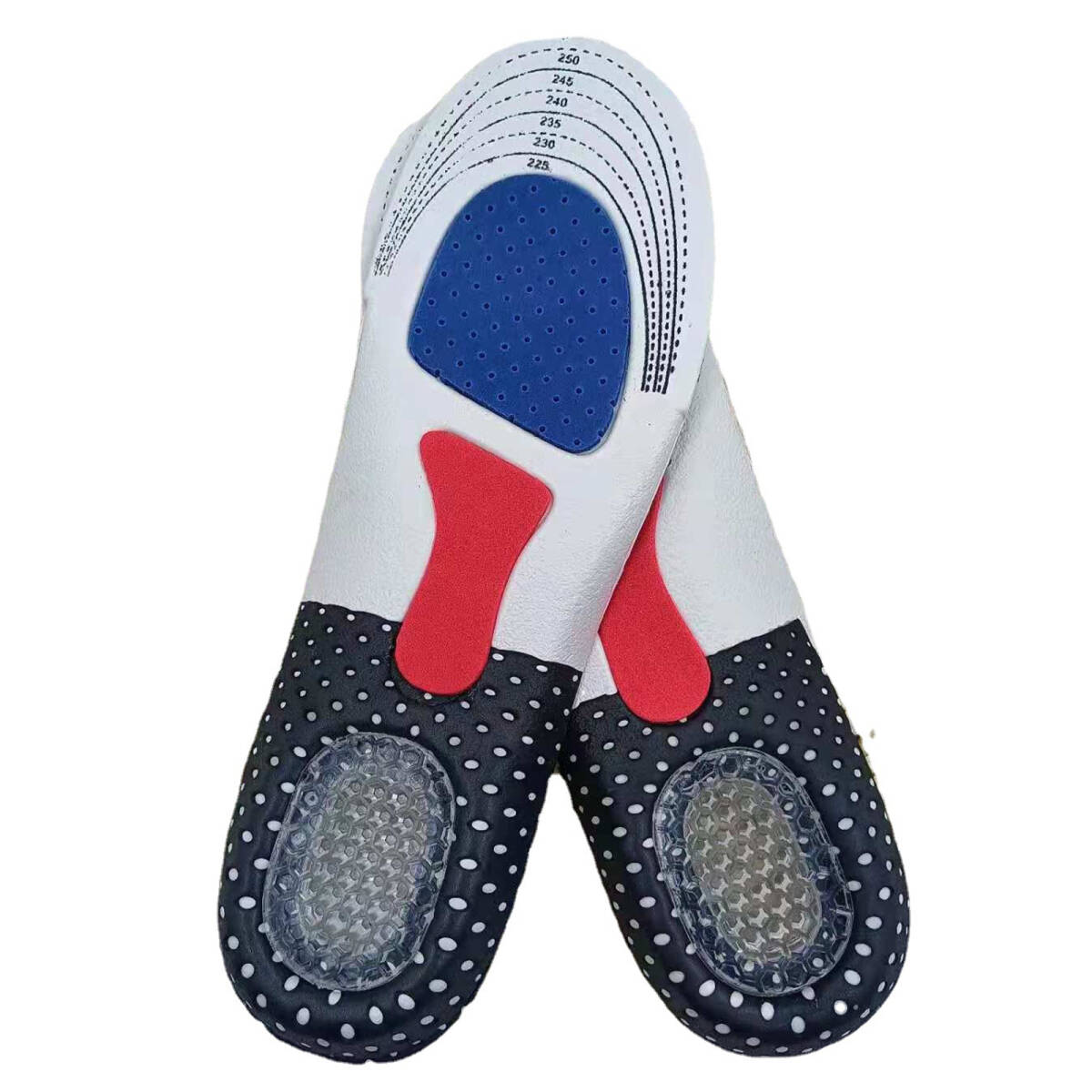 インソール 中敷き 衝撃吸収 アーチサポート 男女兼用 運動 スポーツ サッカー ウォーキング スポーツ用品 Sサイズ ブラック ;J3722;拍卖