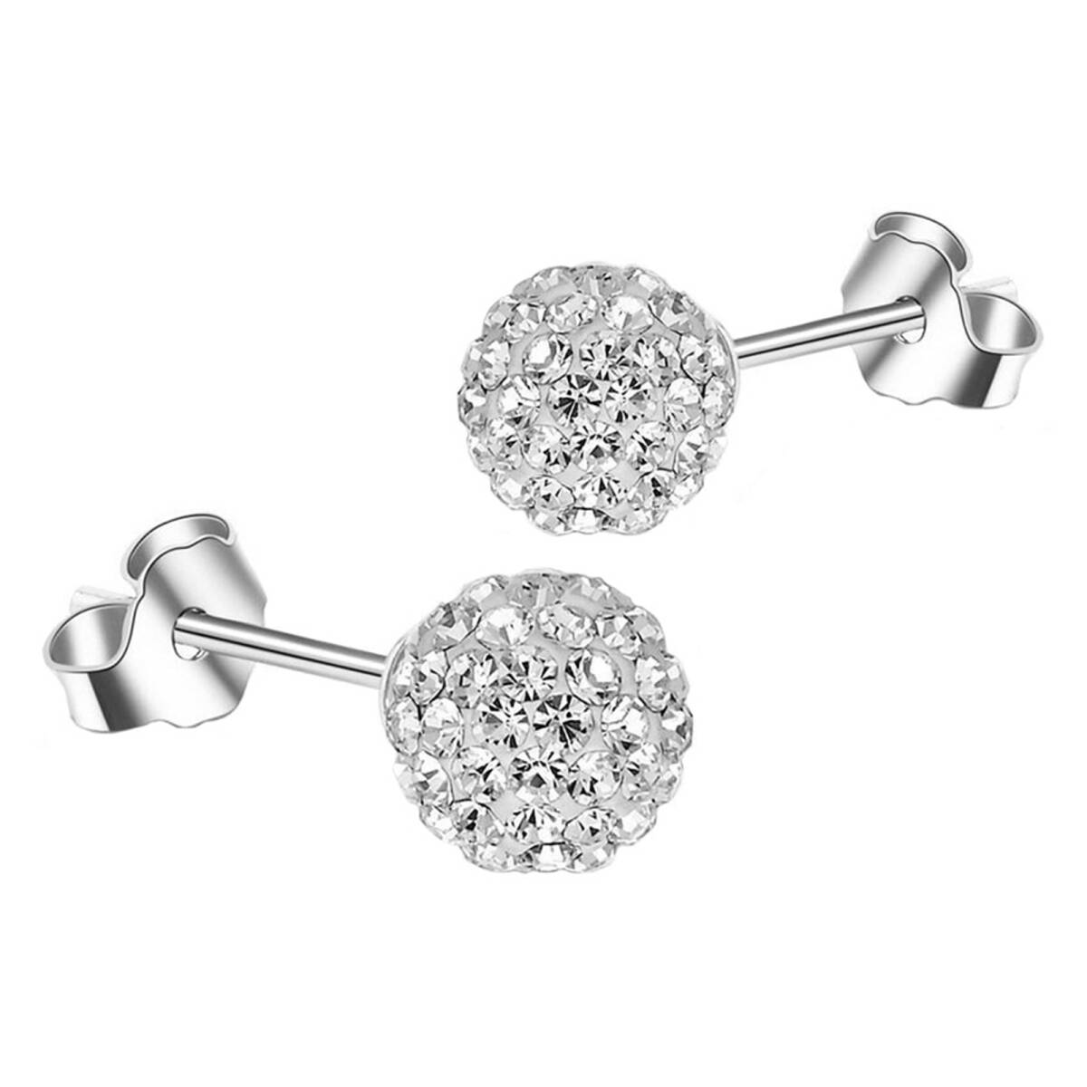 ピアス ジルコニア おしゃれ 個性 上品 女性用 イヤリング パーティー デート 誕生日プレゼント アクセサリー 1ペア(シルバー) ;J4351;拍卖