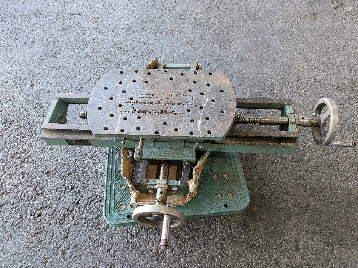 ★中古★山戸製作所 YAMATO フライステーブル テーブル寸法36cm×21cm クロステーブル 穴あけ加工 ルーター ボール盤等 (倉a拍卖