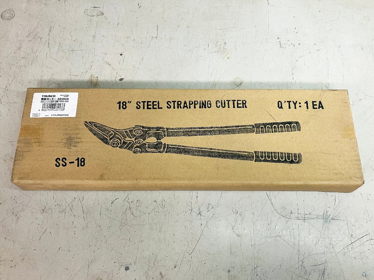 ★新品★トラスコ中山 TRUSCO 帯鉄カッター 460mm TSSC-460 鉄鋏 ハサミ ハンドカッター 鉄板,ブリキ板,ベーリングフープ)岡b拍卖