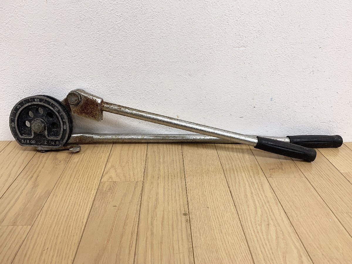 ★中古★エスコ ESCO 5/8レバー式ベンダー EA215A-5 なまし銅管 エアコン・給湯配管用などに 銅管外径15.88mm 曲げ加工 手動)倉b拍卖