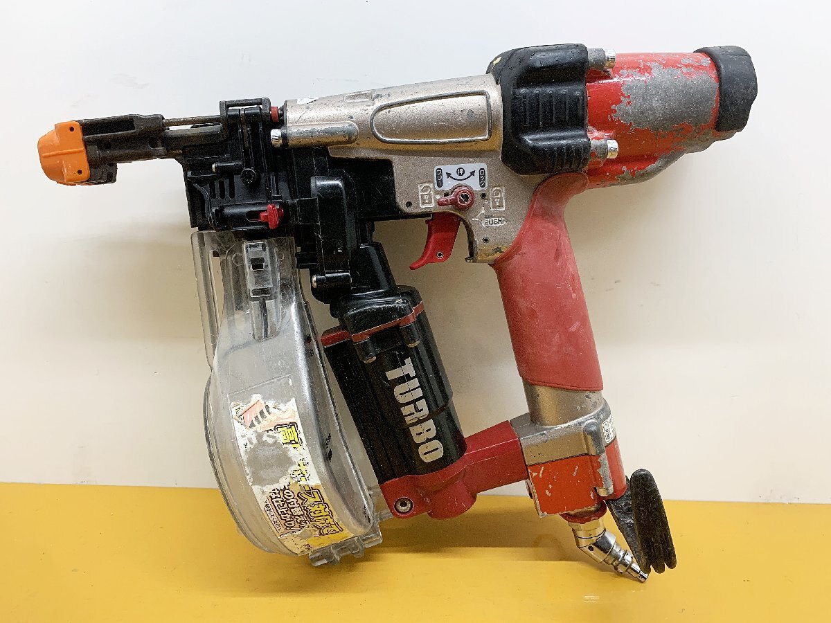 売切★ジャンク★MAX マックス ターボドライバ HV-R41G1 本体のみ 高圧仕様 25~41mm対応 エアー工具 大工道具 釘打機 ネジ打機 )倉b拍卖