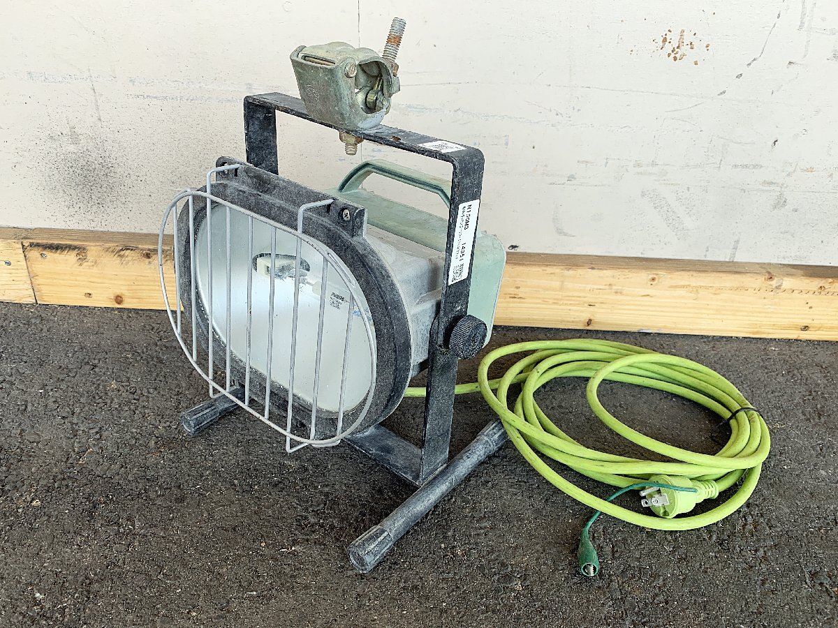 ★中古★ハタヤ 瞬時再点灯型150Wメタルハライドライトマルチスタンドタイプ N150M3 100V 14500lm 白色光 電源5m 投光器 照明 作業灯)倉b拍卖