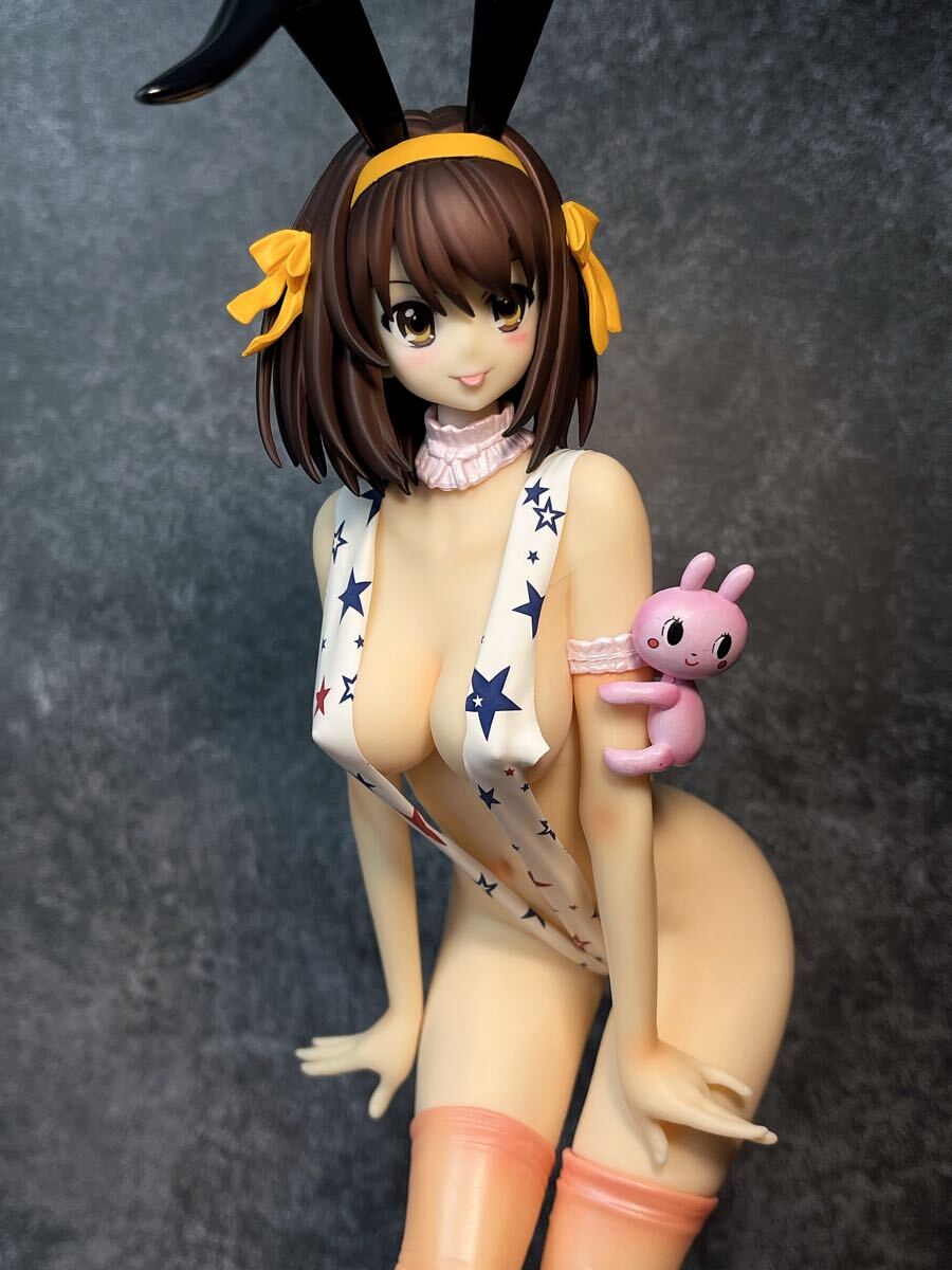 涼宮ハルヒの憂鬱【キャストオフ】リペイント、フィギュア(BiCute Bunnies Figure Haruhi Suzumiya長門有希)高29cm、バニー拍卖