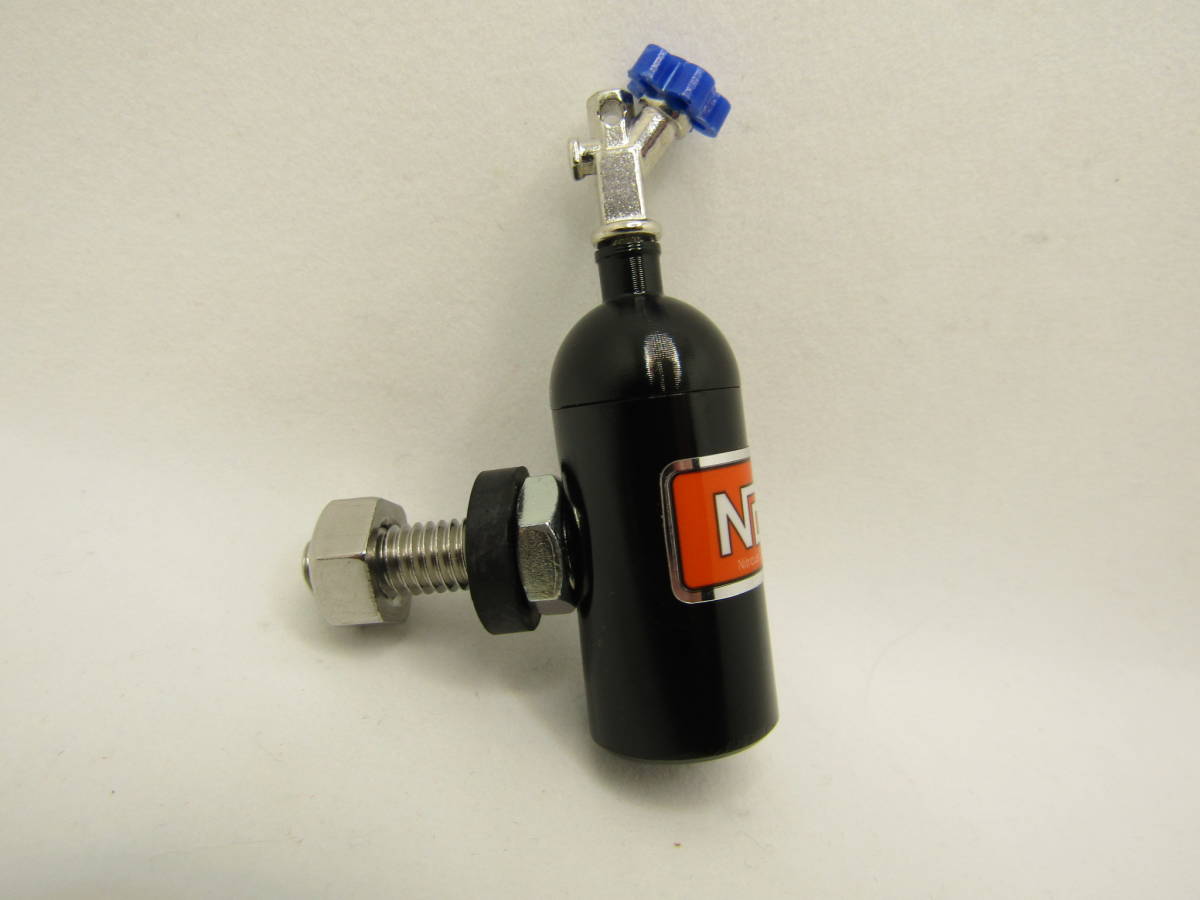 ★彡 NOS ノス ボトル タンク 汎用 ナンバーボルト 1本 レア品 ブラック 検索)ワイスピ ハンドメイド バイク 乗用車 軽自動車 VENOM拍卖