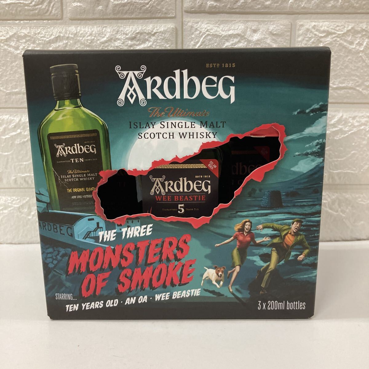 1円〜【未開栓】 ARDBEG アードベッグ リトルモンスターパック モンスターズ オブ スモーク 200ml×3本 箱付き 限定品拍卖