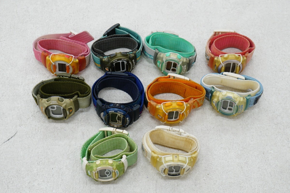 F85 CASIO/カシオ Baby-G デジタル 腕時計 10点セット ブランド アクセサリー 大量 まとめて おまとめ まとめ売り ジャンク品拍卖
