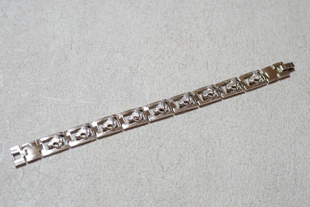 120 ゲルマニウム シルバー ブレスレット ヴィンテージ アクセサリー SILVER 銀刻印 シルバージュエリー 装飾品拍卖