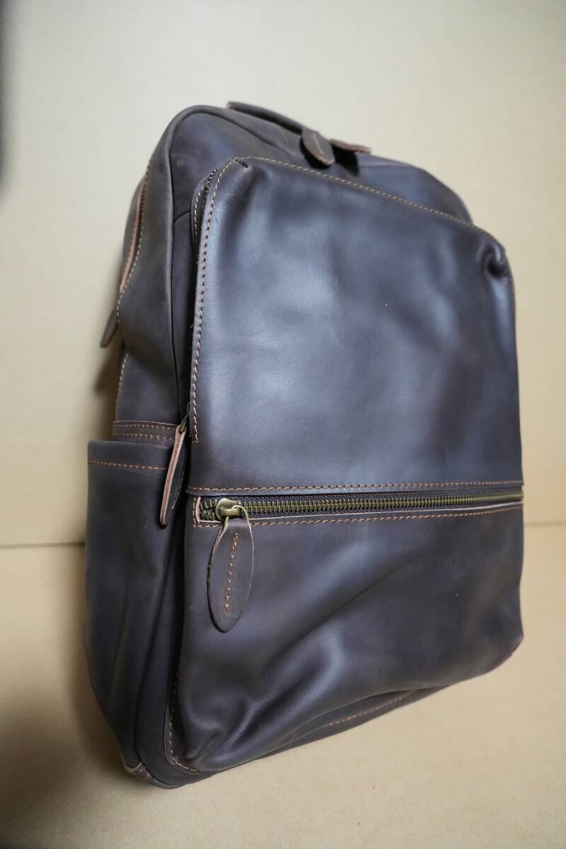 【新品送料無料】本革バックパック拍卖