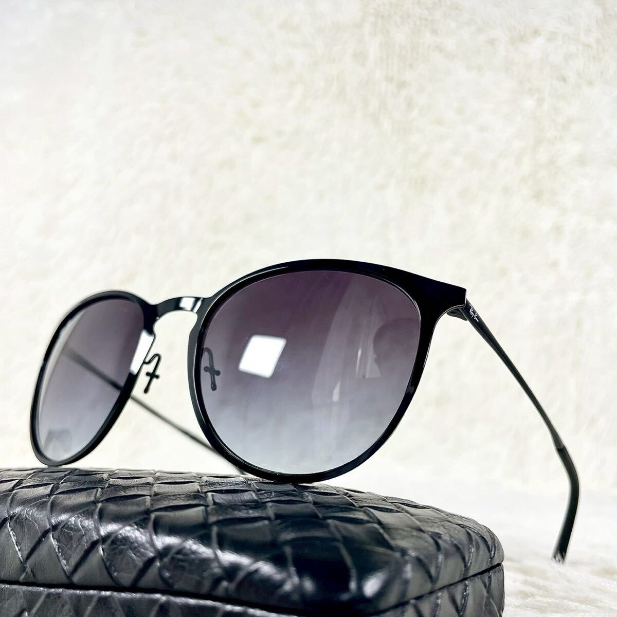 美品・訳アリ Ray-Ban レイバン サングラス RB3539 ブラックレンズ グラデーション ブラックフレーム拍卖