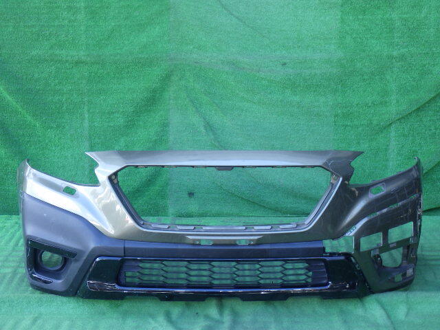 BT5 レガシィ アウトバック 純正フロントバンパー 右フォグカバー ロアグリル付 緑 57704AN020拍卖