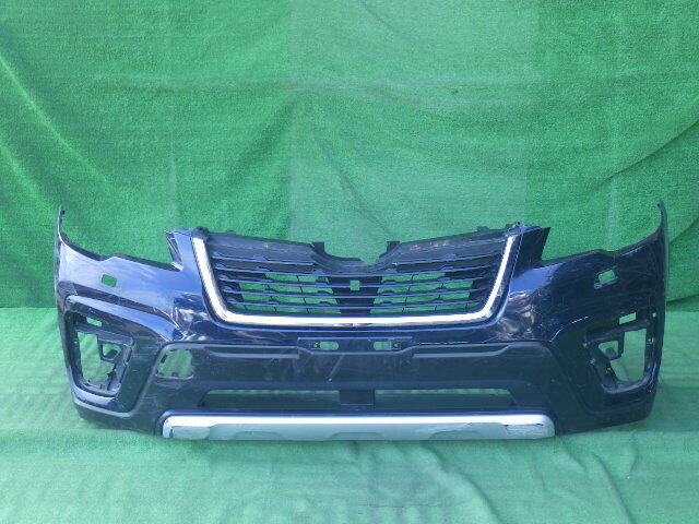 SK9 SKE 前期 フォレスター 純正フロントバンパー アンダー ガーニッシュ グリル付 紺 57704SJ000拍卖