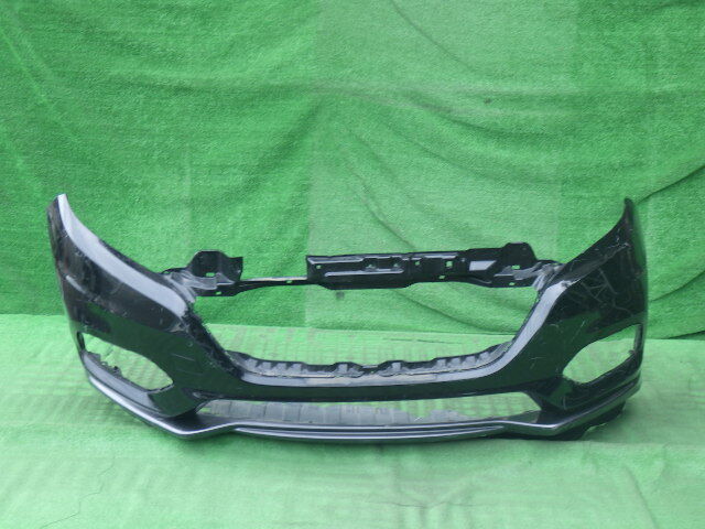 RU1 RU2 RU3 RU4 後期 ヴェゼル 純正フロントバンパー ホンダ ベゼル 黒 71100-T7A-J000 下部付拍卖