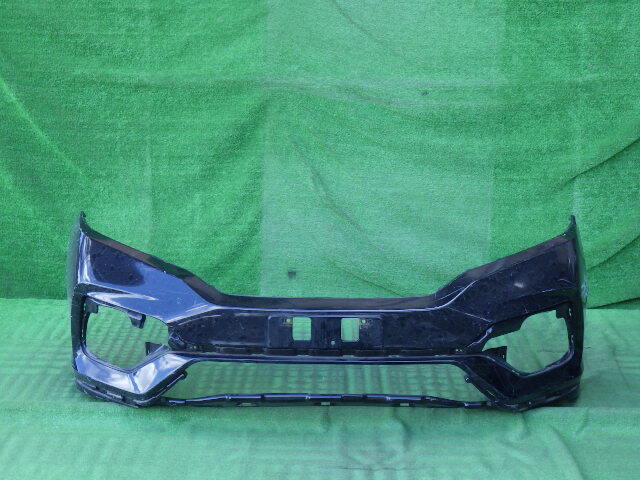 GK5 フィットRS / GP5 GP6 ハイブリッド Sホンダセンシング 後期 純正フロントバンパー 黒 71101-T5B-J500拍卖