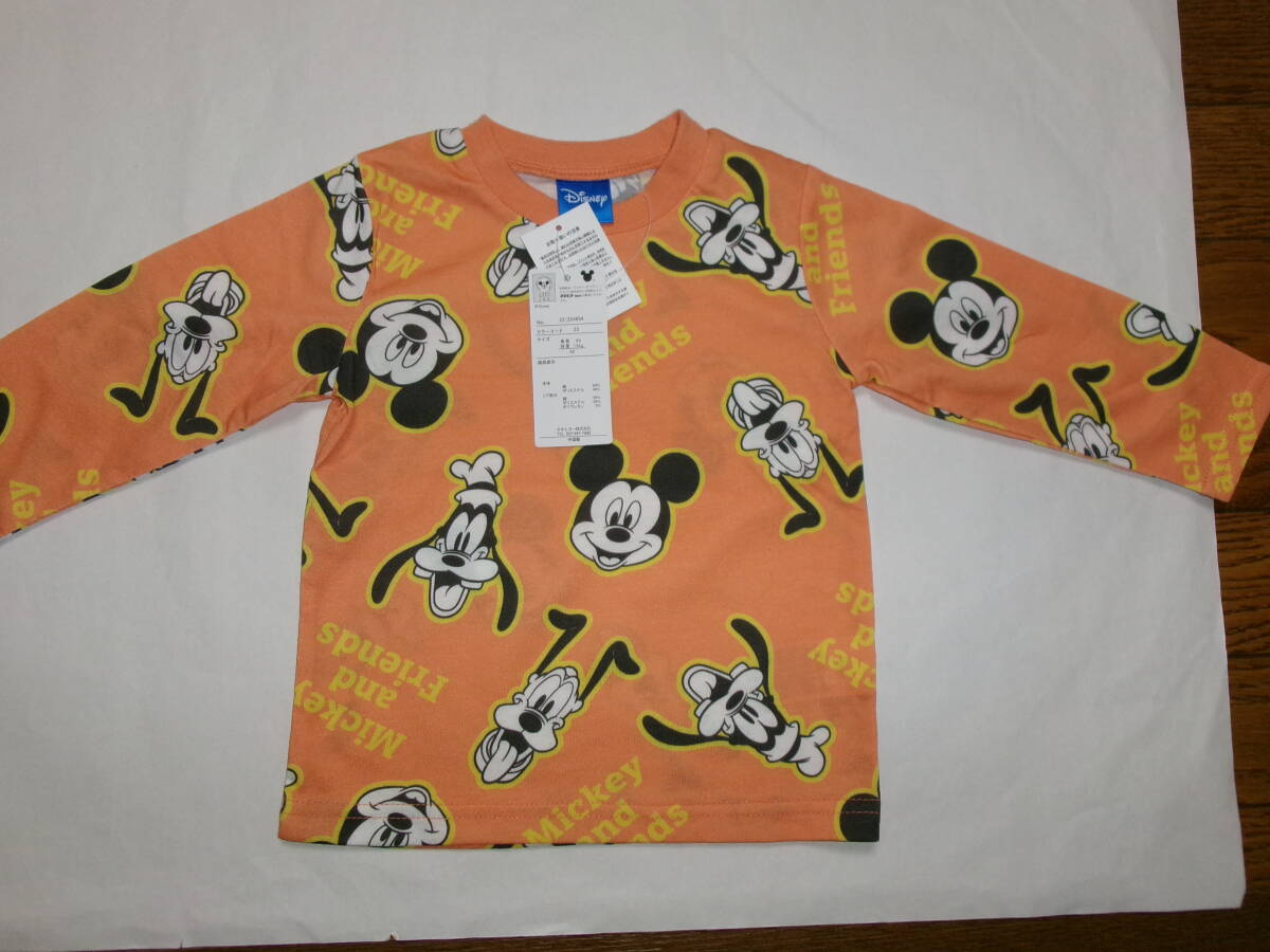 ☆新品 ミッキー 長袖Tシャツ 90 ☆拍卖