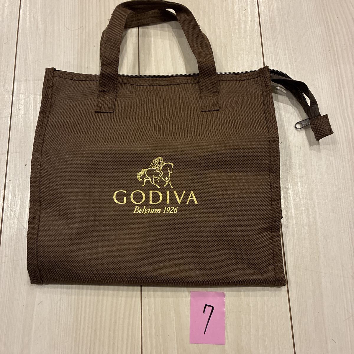 GODIVA ゴディバ 保冷バッグ クーラーバッグ トートバッグ ランチトート お弁当 ランチバッグ ブラウン拍卖