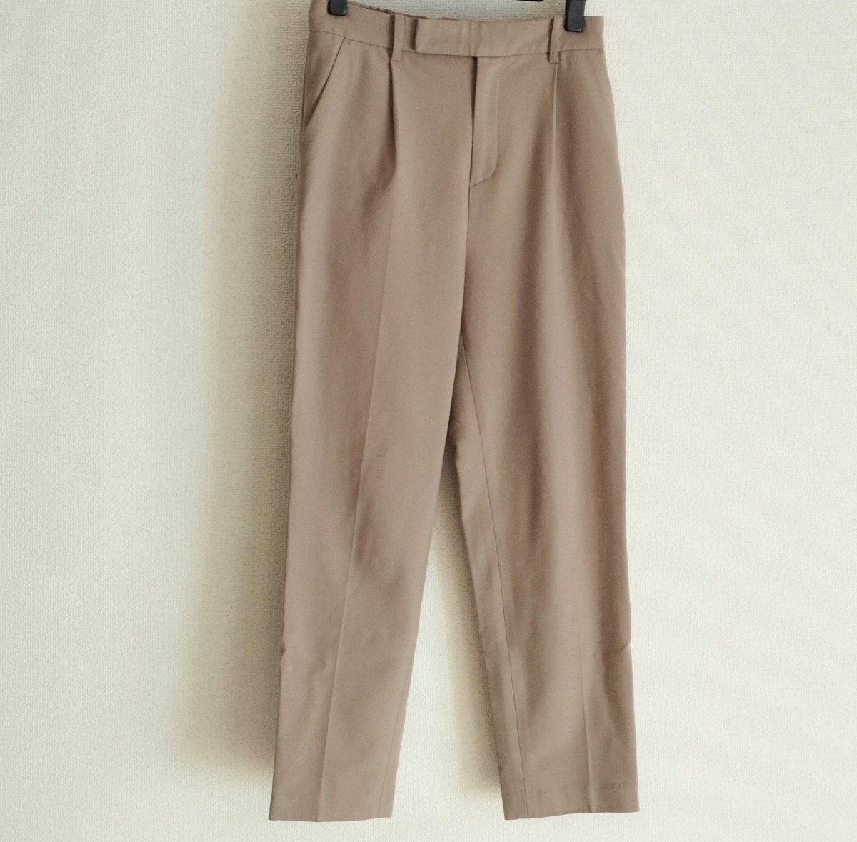 le.coeur blanc ルクールブラン コスミカルウォームテーパードパンツ グレージュ サイズ36拍卖