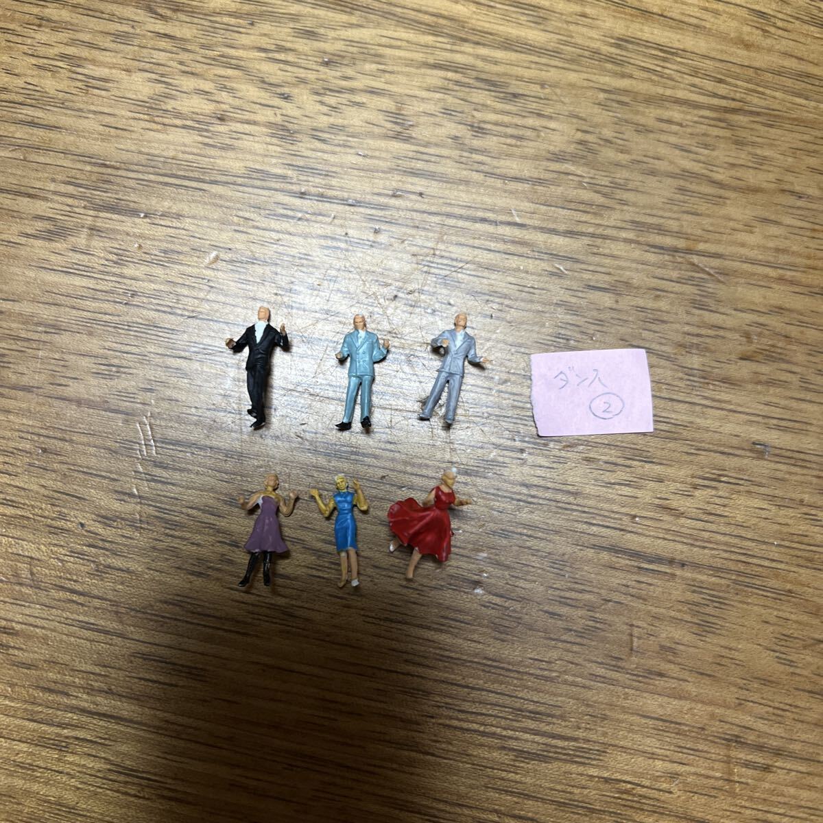 送料込■プライザー Preiser  ダンス② 保管品 塗装済 HO(1/87) 情景 背景 フィギュア拍卖