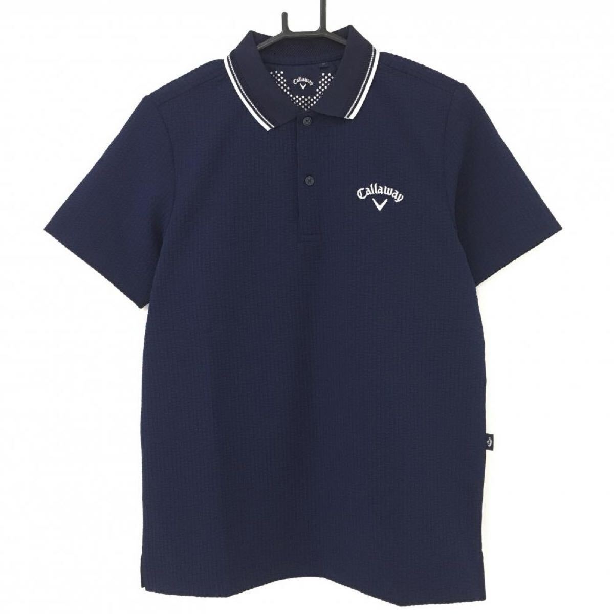 【国内正規品】◆キャロウェイゴルフシャツCallaway◆速乾QUICKDRY半袖◆ネイビー 拍卖