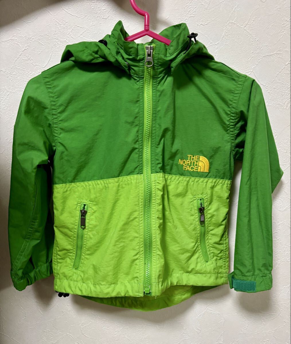 【送料無料】ノースフェイスキッズコンパクトジャケットNPJ21550グリーン THE NORTH FACE 100サイズ拍卖