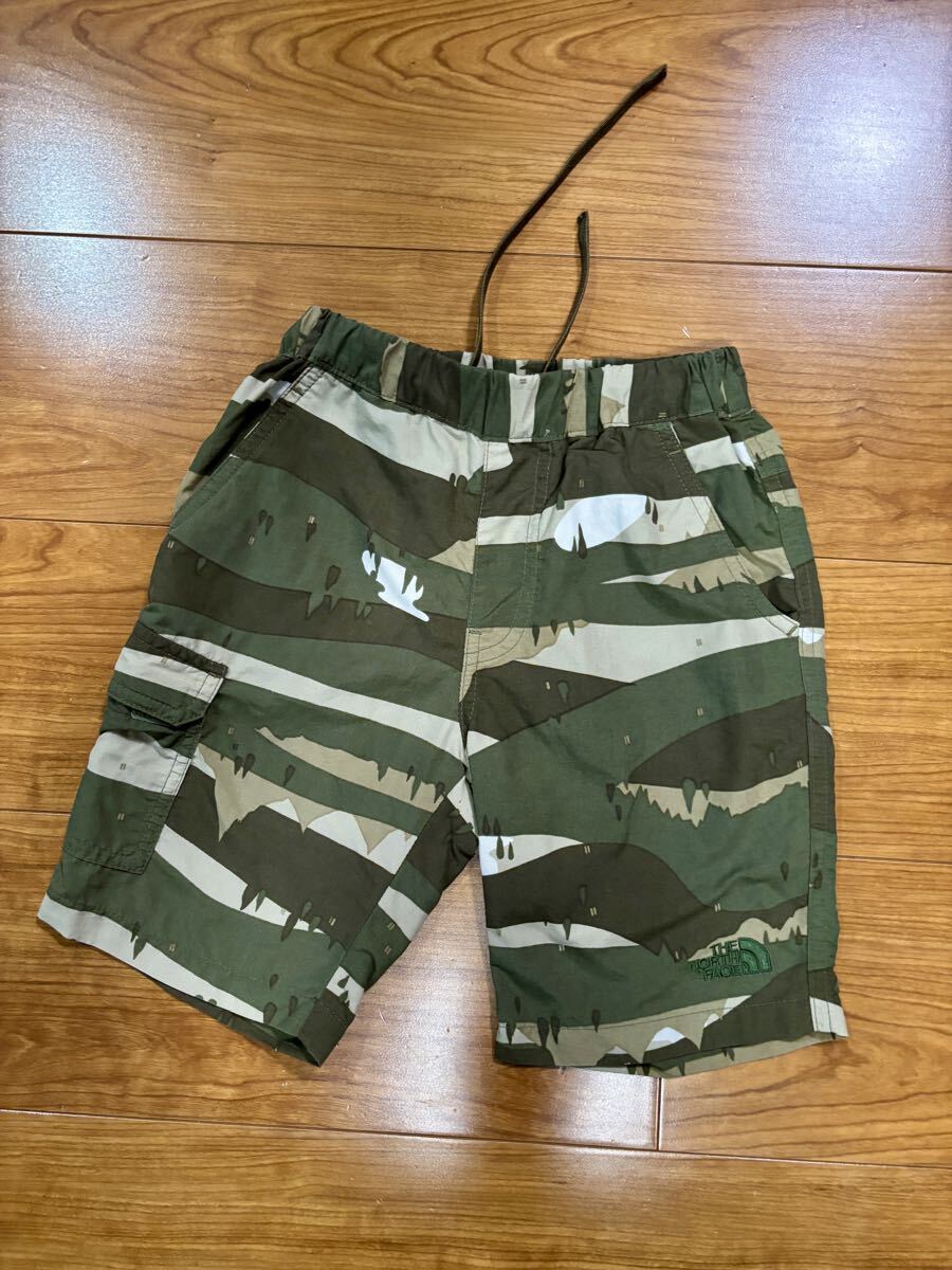 【送料無料】ノースフェイス thenorthface ショートパンツ キッズ 110サイズ ハーフパンツ カモ柄 カモフラ拍卖