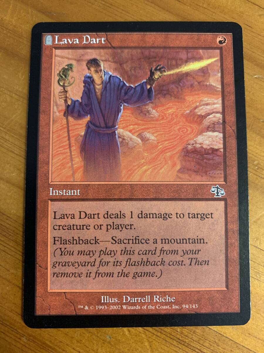 ジャッジメント 初版 溶岩の投げ矢/Lava Dart 英語版拍卖