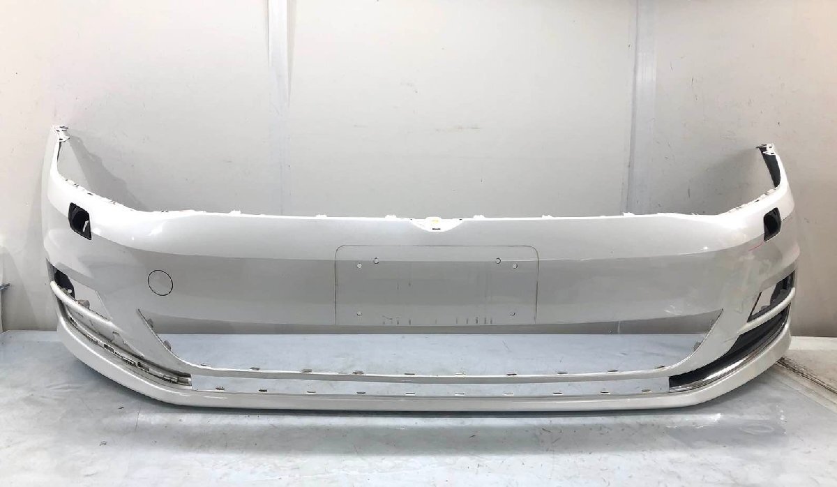 フォルクスワーゲン VW ゴルフ7 5G系 AU/AUC 純正 フロントバンパー 5G0807221 パール(C8-79m)拍卖