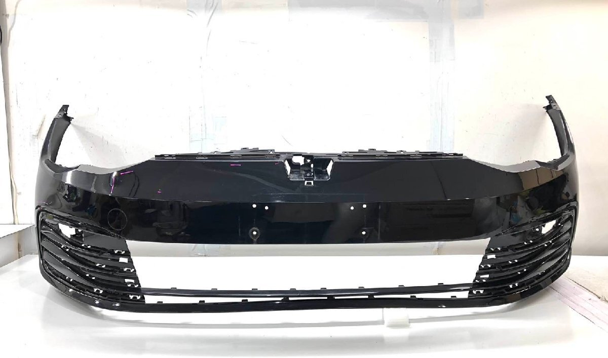 VW フォルクスワーゲン ゴルフ8 MK8 Rライン 純正 フロントバンパー 5H0 802 221 H ブラックメタ(C9-2m)拍卖