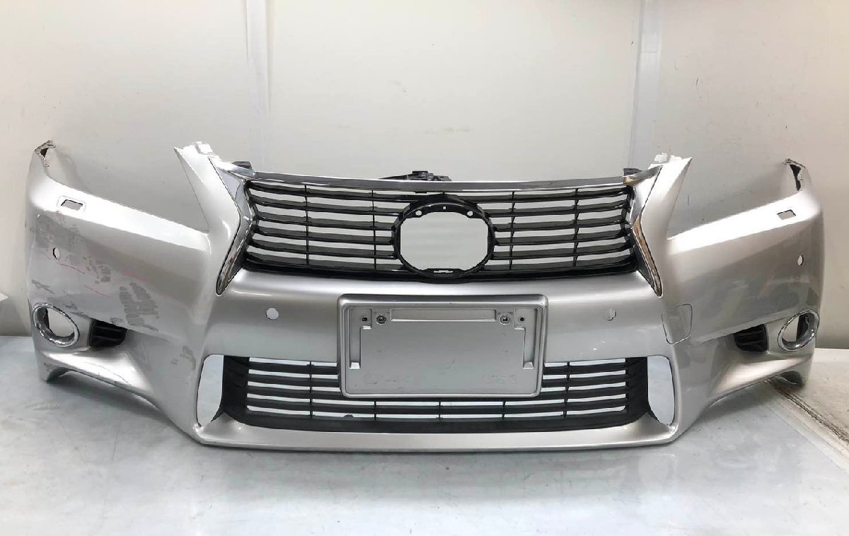 レクサス GS GRL10/AWL10/GWL10 前期 純正 フロントバンパー 52119-30B80 シルバー(C10-46m)拍卖