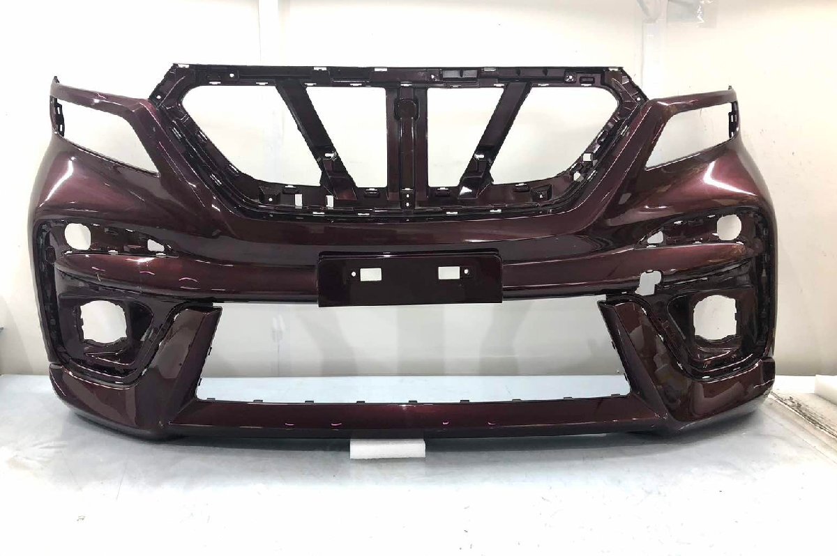 スズキ ソリオバンディット MA37S 純正 フロントバンパー 71711-83S5 ワインレッド系(C8-78ms)拍卖