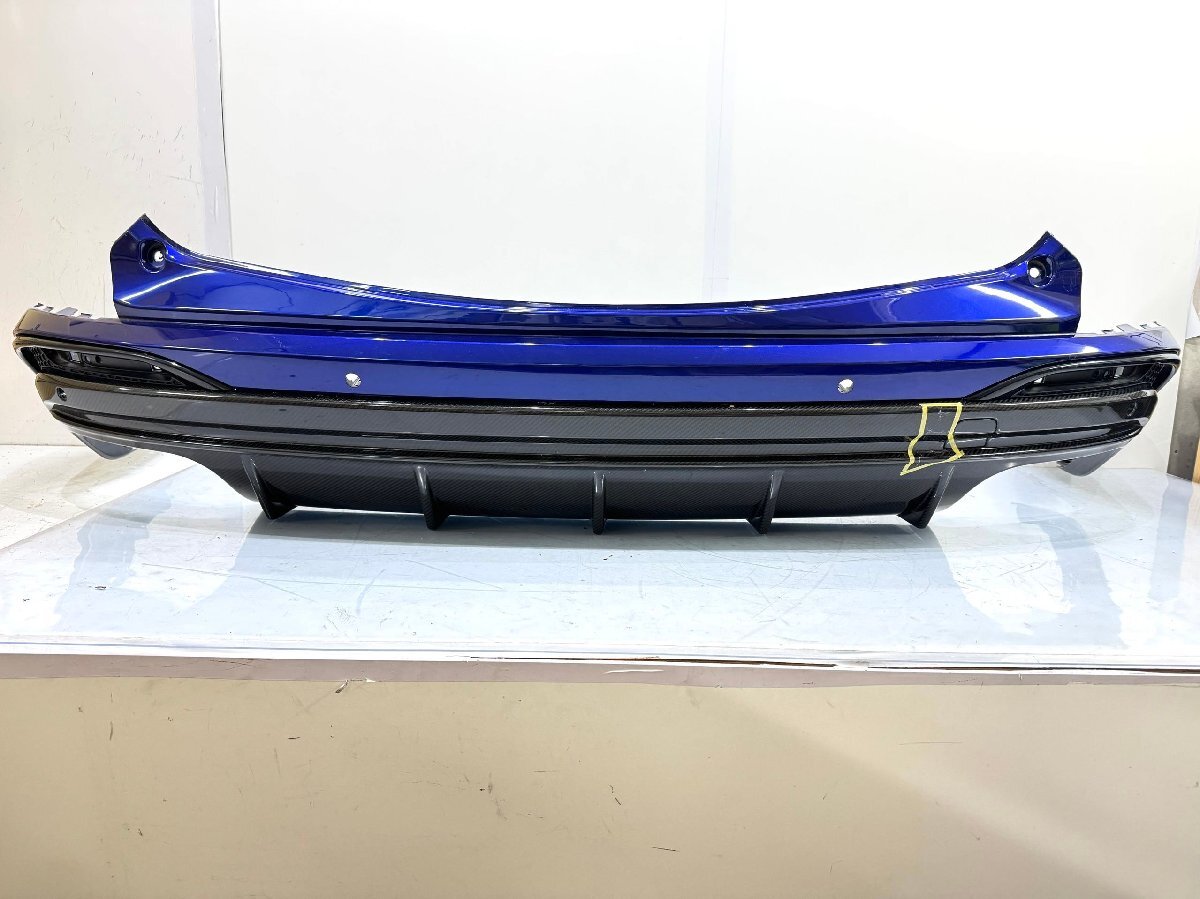 マセラティ/グレカーレ 純正リアバンパー・カーボンディフューザー ブルーメタリック 670179319 (C9-19)拍卖