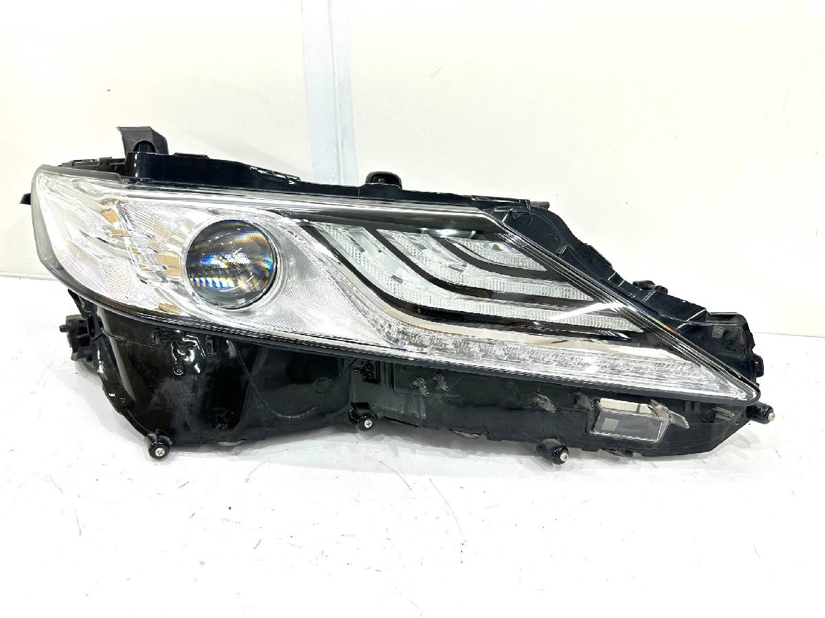 【レンズ綺麗】カムリ AXVH70 前期 純正LEDヘッドライト 右 KOITO33-233/刻印Y (Z33-62)拍卖