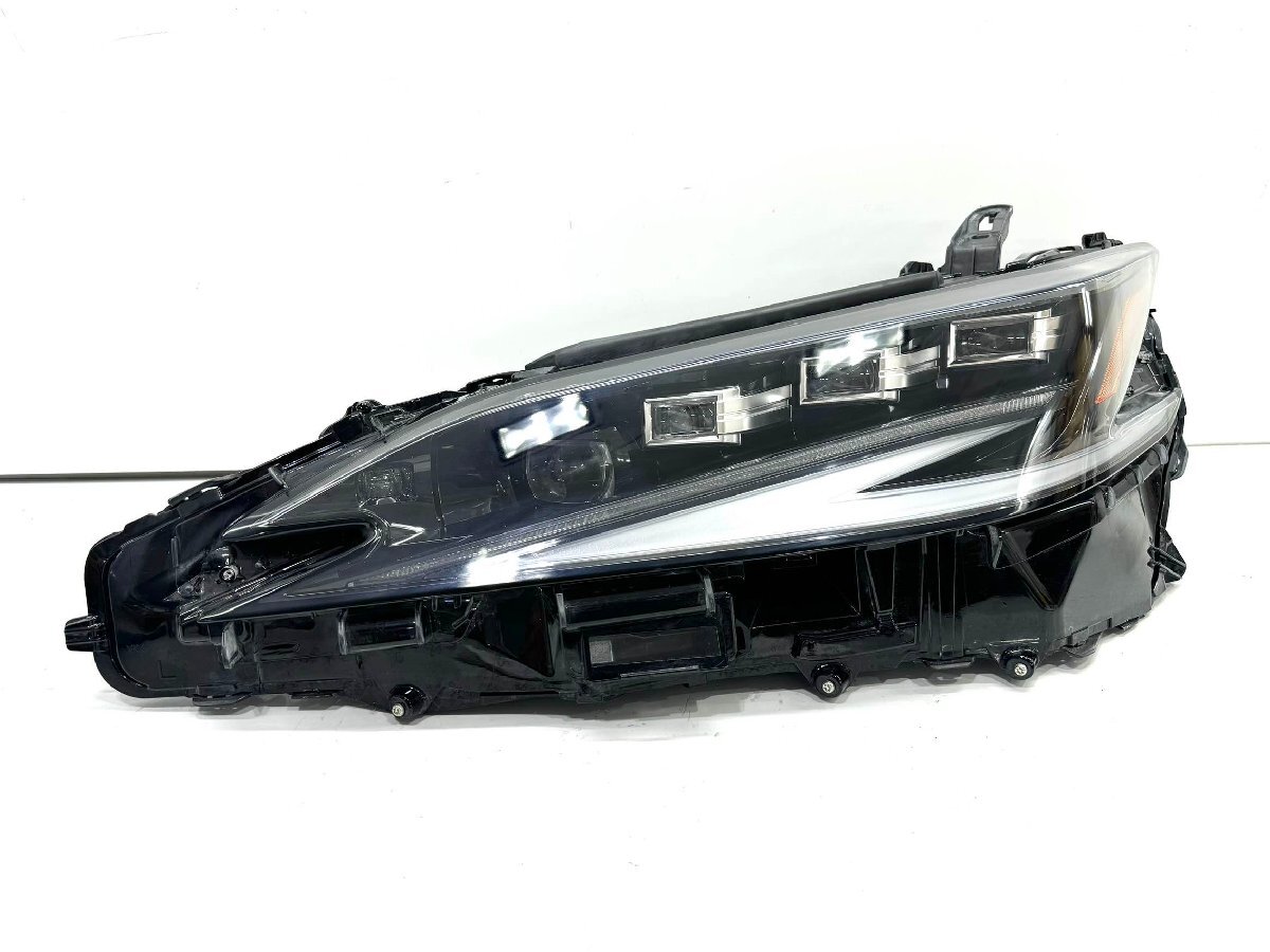 ★研磨★ レクサス ES AXZH10 AXZH11 後期 純正 左 3眼 LED ヘッドライト KOITO33-286 刻印タ (Z33-95)拍卖