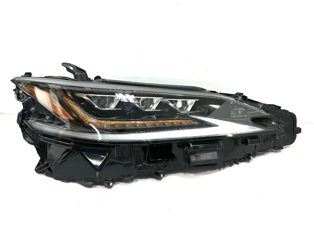 ★良品★ レクサス ES AXZH10 AXZH11 前期 純正 3眼 右 LED ヘッドライト KOITO33-263 刻印Q (Z33-90)拍卖