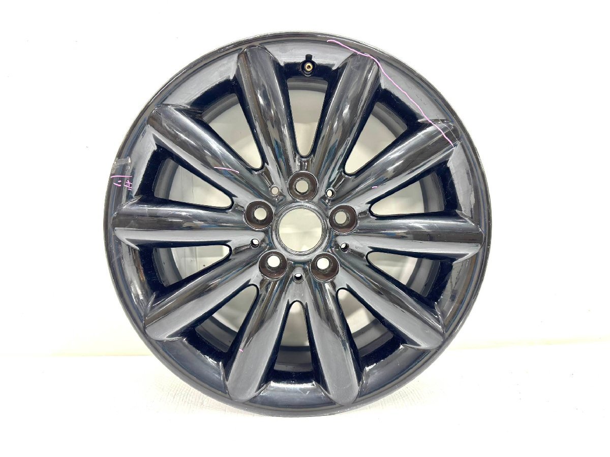 ミニ MINI F55 F56 純正 アルミホイール 1本 5穴 7J×17 インセット54 6855109BLA (G78-5)拍卖