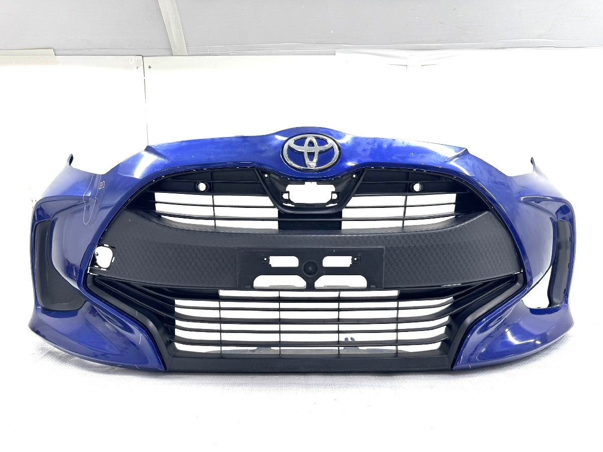 トヨタ ヤリス KSP210 MXPA10 純正 フロントバンパー 52119-52E70 青メタ (C11-8)拍卖