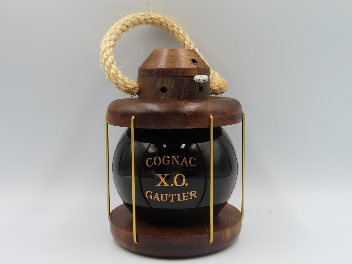 未開栓 洋酒 ゴーティエ XO ランタンボトル GAUTIER 700ml 40% コニャック ブランデー 送料無料拍卖