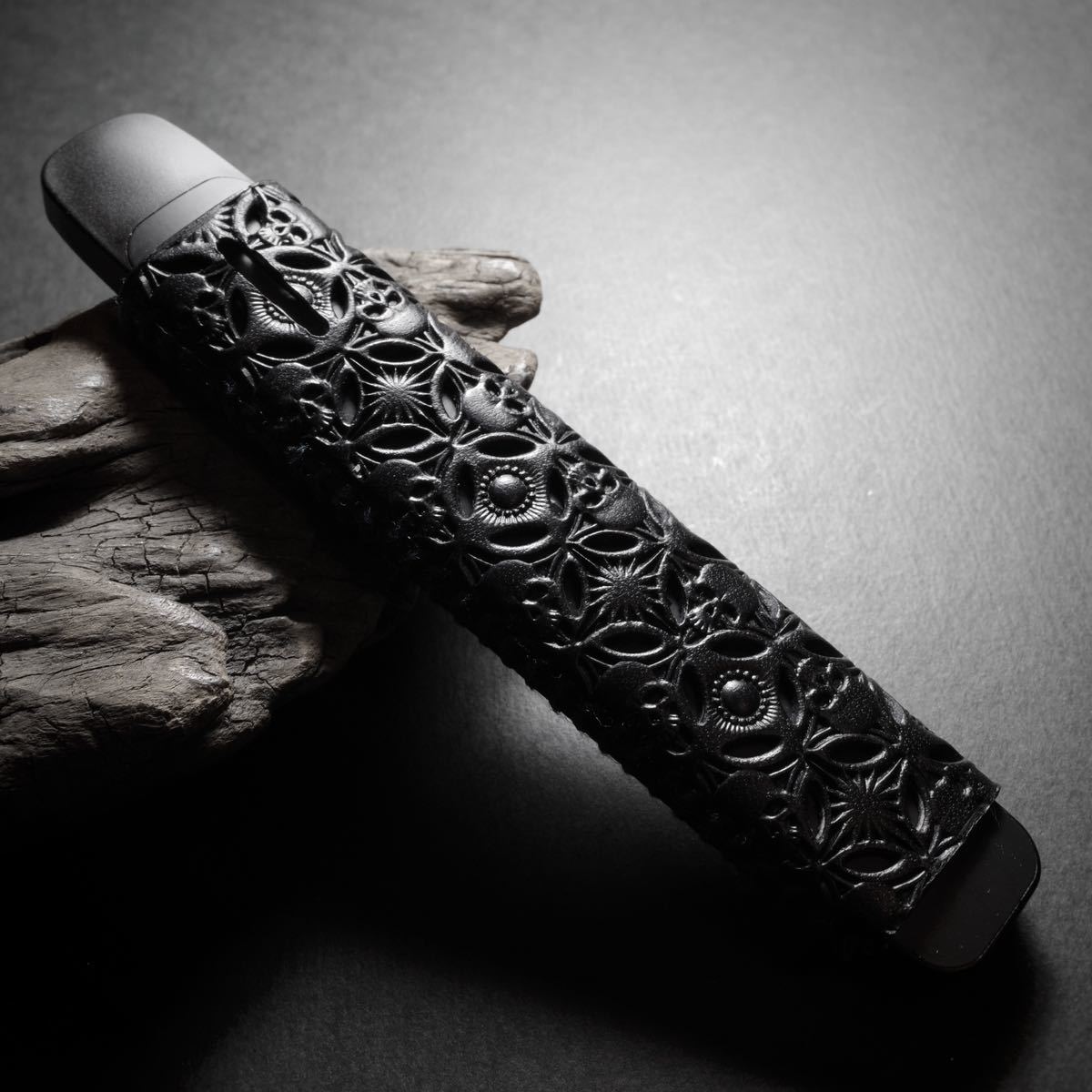 【DR.VAPE 2】 ドクターベイプ2 レザーカバー skull mix 透彫拍卖
