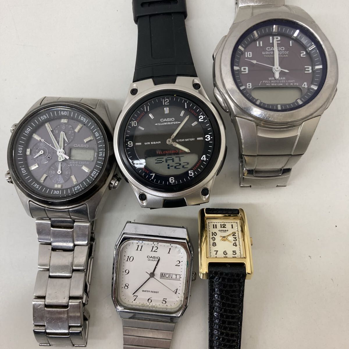 【Z1491-i】 腕時計 CASIO カシオ 50点 まとめ wave ceptor クォーツ など 動作未確認拍卖