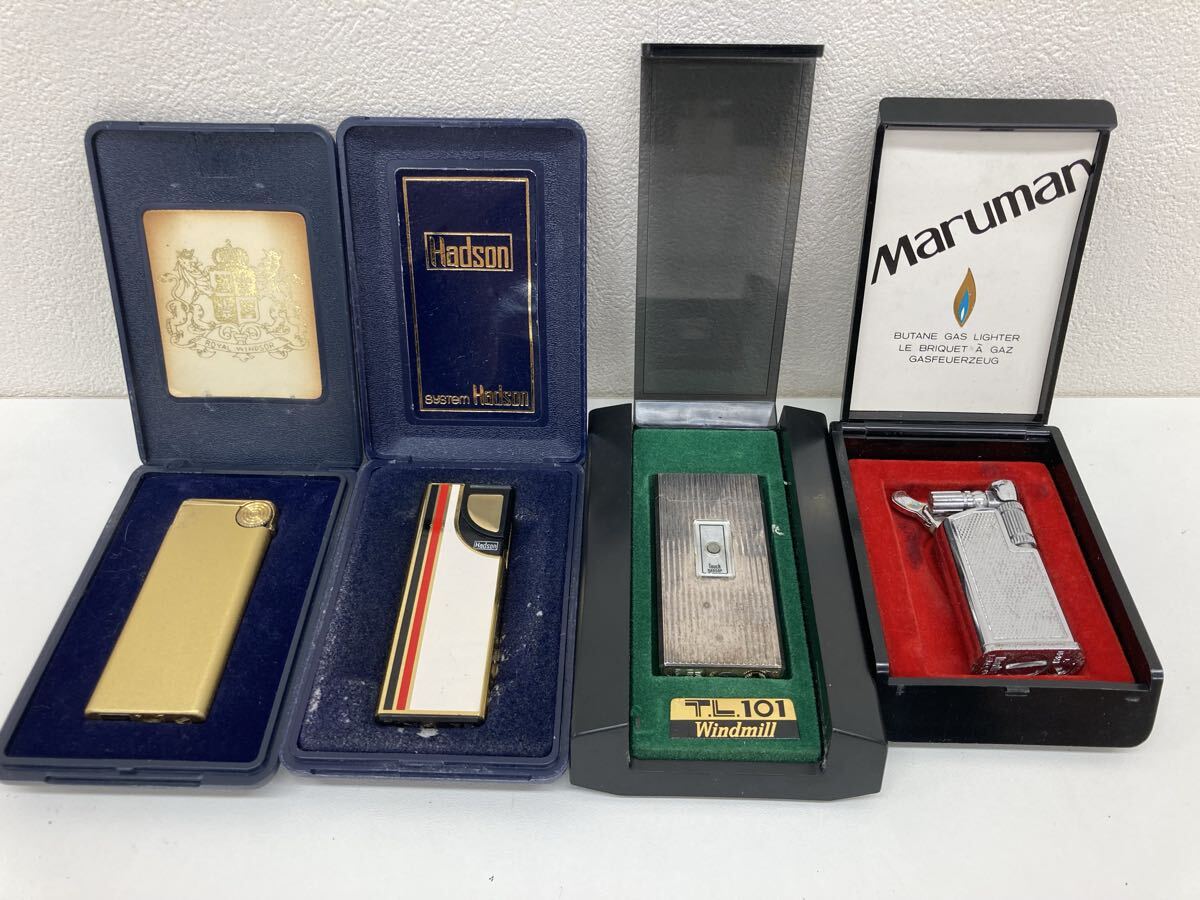 【A1457-h】 ライター ガスライター windmill T.L.101 MARUMAN HADSON RONSON 喫煙具 動作未確認拍卖